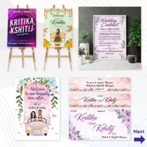 Welcome Board for Bride – A Grand & Heartfelt Entry